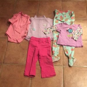 Five items sweater, pants, onesie etc 18 month